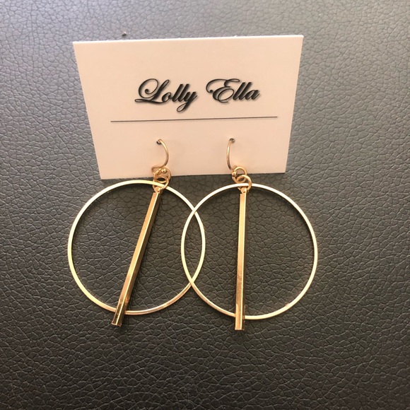 NWT Hoop/Bar earrings - Picture 1 of 1